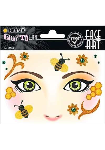 Face Art Yuz Susleme Etiketi Bal Arisi "