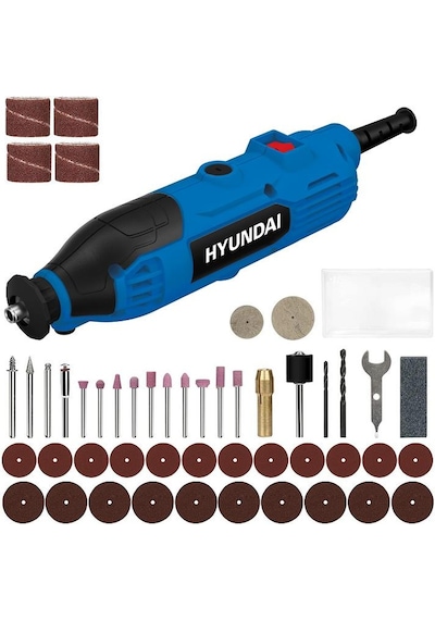 Hyundai Hgrv187 Mini Taşlama Gravür Seti 135W 187 Parça
