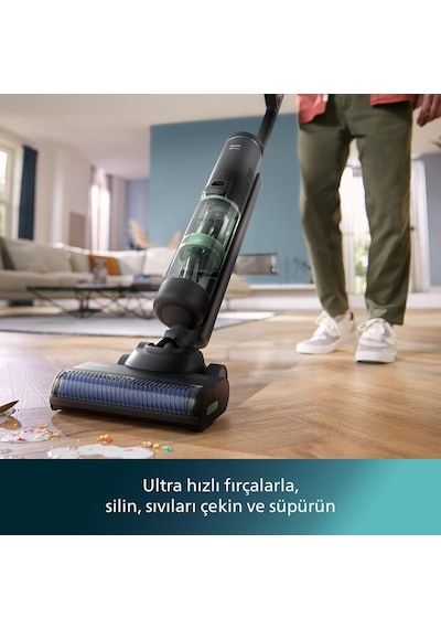 Philips Aqua Trio 7000 Serisi XW7263/11 Kablosuz Dikey Şarjlı Süpürge