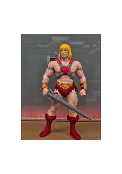 He-man Figür 20cm-3d Baskı-kolleksiyonluk Biblo