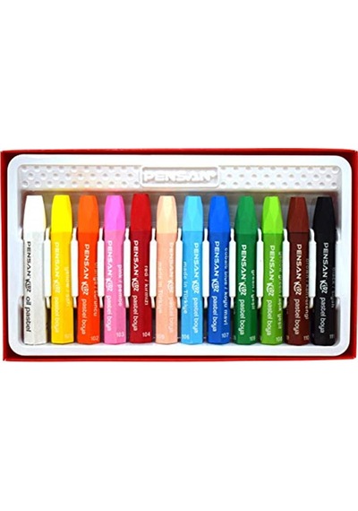 Pensan Kidz Pastel Boya 12 Renk - Pe98060Pb12R