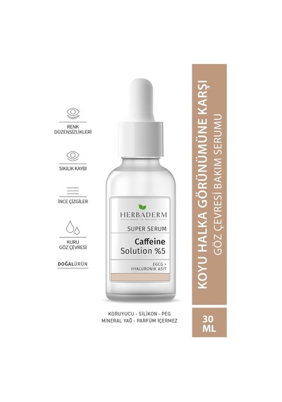 Göz Altı Morluklarına Karşı Aydınlatıcı Caffein Solutions%5 Göz Çevresi Serumu