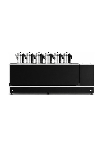 Anka Doğalgazlı Statik Turbo Hibrit Smart 6 Demlik 60 Litre Çay Makinesi