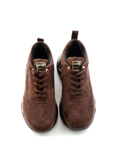Bambi Kahve Süet Kadın Sneaker K01228092572