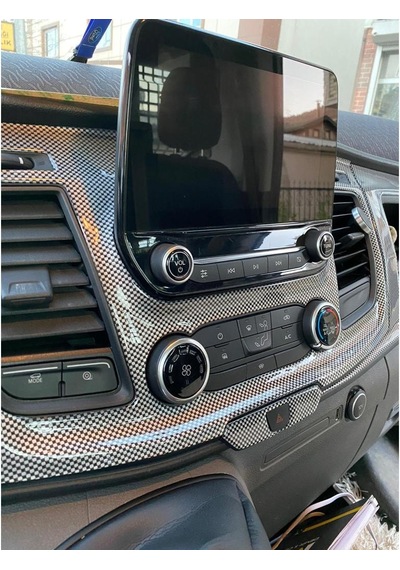 Ford Transit 2020 Carbon Konsol Kaplama