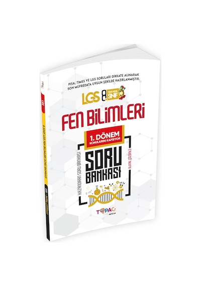 2026 8. Sınıf LGS FEN BİLİMLERİ 2'li Set Dijital Çözümlü Soru Bankası Topaç Yayınları