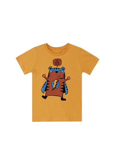 Super Tiger Erkek Çocuk Yazlık T-shirt Şort Takım