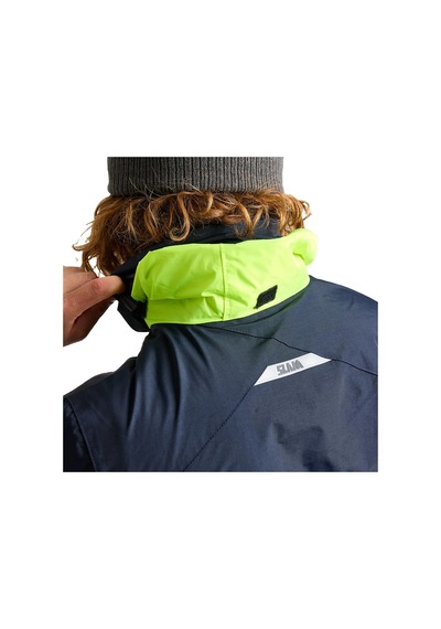 Slam Slam Crew Warm Hooded Erkek Mavi Ceket W13 Lacivert