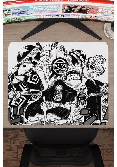 One Piece Kaymaz Dikişli Kauçuk Oyuncu Mousepad V4 - 48x40 Xl Gaming Mouse Pad Fare Altlığı