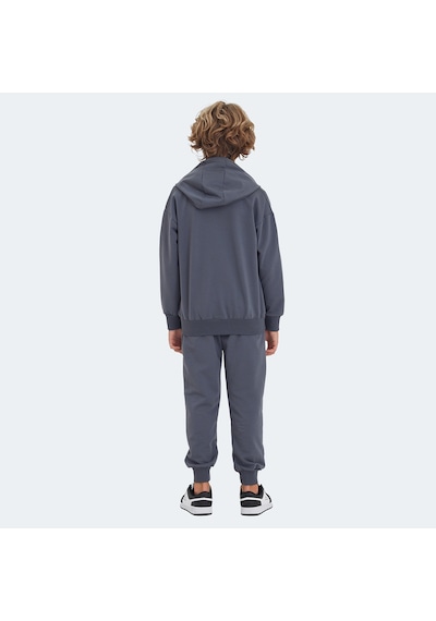 Slazenger LOCAL IN Unisex Çocuk Eşofman Takımı Koyu Gri