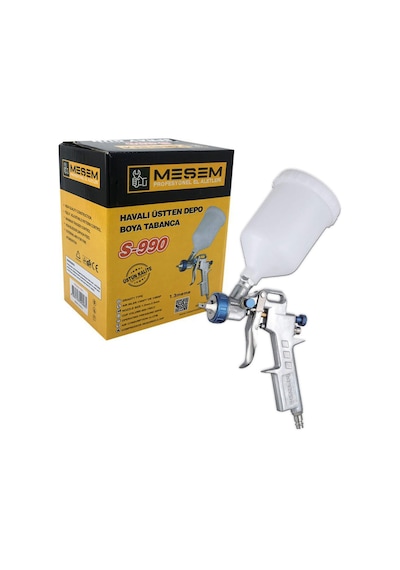 Meşem Havalı Üstten Depolu Boya Tabancası 1.3Mm