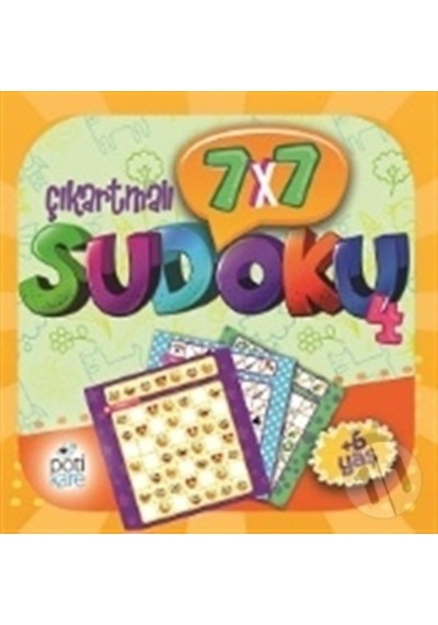 Pötikare Yayıncılık 7 X 7 Çıkartmalı Sudoku 4 - +6 Yaş