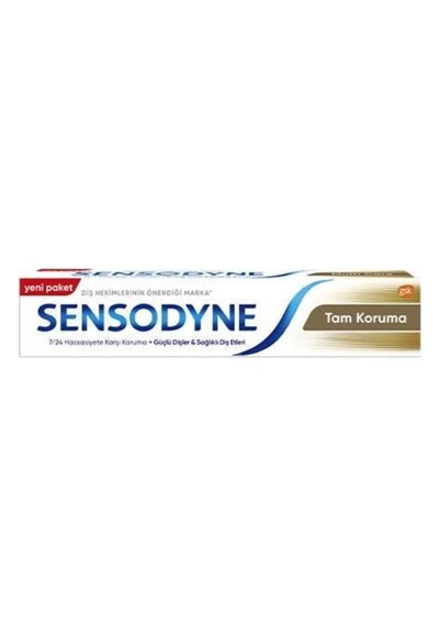 Protez Temizleyici Tablet 30 Naneli Krem Sensodyne Tam Koruma Diş Macunu 50ml Diş Fırça Soft