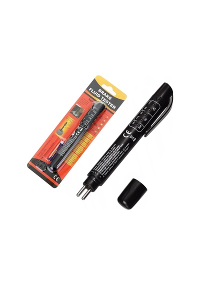 Ayrex Aee Elektronik Fren Hidroliği Kalite Kontrol Test Kalemi Aleti Dot 3 / Dot 4 / Dot 5.1 Uyumlu, 5 Led Göste