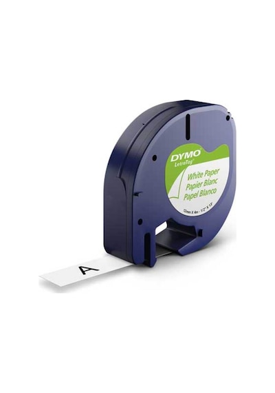 Letratag Kağıt Şerit 12 Mm X 4 Mt , Beyaz 59421 / S0721510