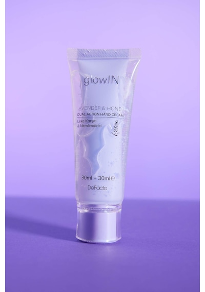 Defacto GlowIN Lavanta ve Bal Özlü Nemlendirici El Kremi – Çift Etkili Besleyici & Onarıcı Formül (75ml) F3886AXNS