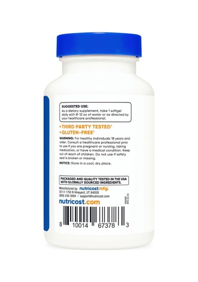 Nutricost Lycopene 50mg 120 Capsules - Non-gmo And Gluten F...