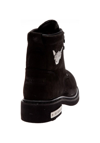 Harley Davidson Gibson Black Nubuk Erkek Bot Siyah
