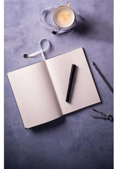 Defter Rec 13x21 Çizgili Yeşil Desenli Genel
