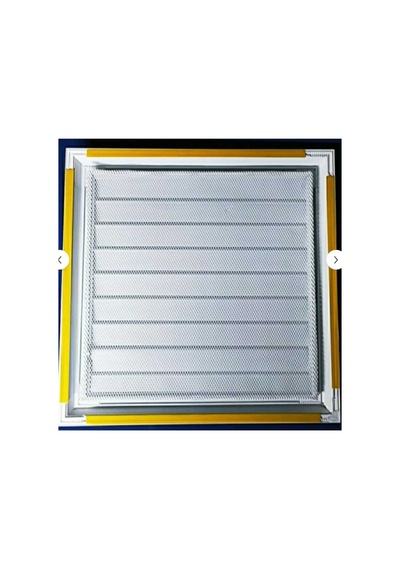 Beyaz Alüminyum 35x35 Cm Menfez Banyo Havalandırma Menfezi