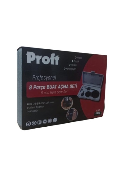 Proft Buat Panç Seti 8li Siyah