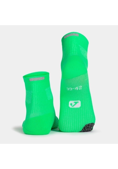 Joma 400777.226 Unisex 3'lü Koşu Çorabı - Yeşil/sarı Karışık