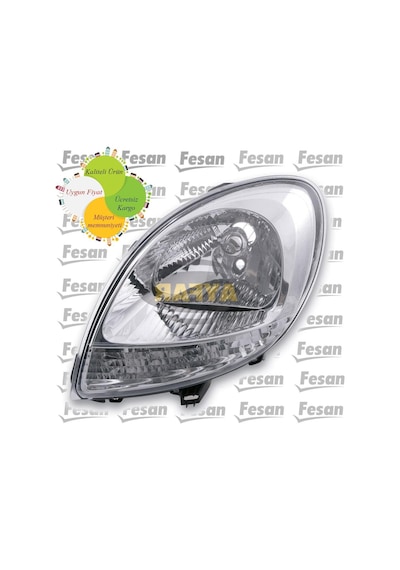 Renault Kangoo Sol Ön Far Motorlu Elektrikli 2003-2008 N11.2393