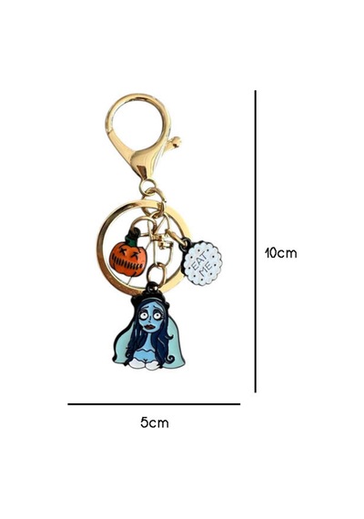 Ölü Gelin Metal Charm Anahtarlık Çok Renkli Çok Renkli
