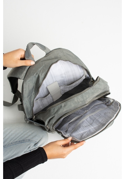 571 Collections Çanta Mega Boy Ultra Hafif Çok Cepli Su Geçirmez Sırt Çantası Unisex Model:571-2a Gri