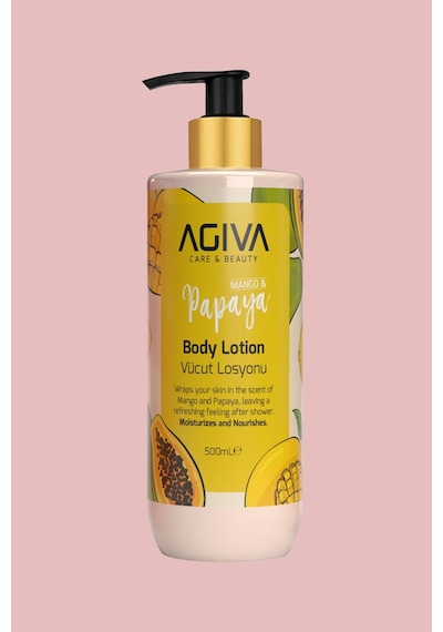 Mango & Papaya Agiva Care & Beauty Yoğun Nemlendirici Ve Besleyici Vücut Losyonu 500 Ml