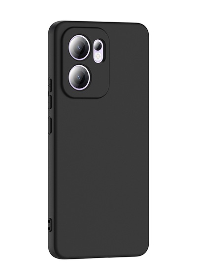 Kilifone - Oppo Reno 13f 5g Uyumlu Kılıf Esnek Koruyucu Mara Lansman Kapak - Siyah - T37335