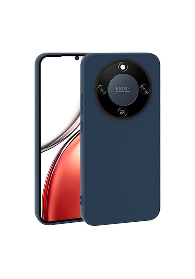 Honor Magic 8 Lite 5g Kılıf Yumuşak Silikon Kamera Korumalı Lansman Pazarplus Lacivert