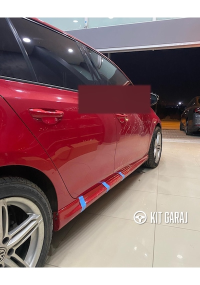 Kit Garaj Volkswagen Golf 6 R Yan Marşpiyel Plastik Boyasız