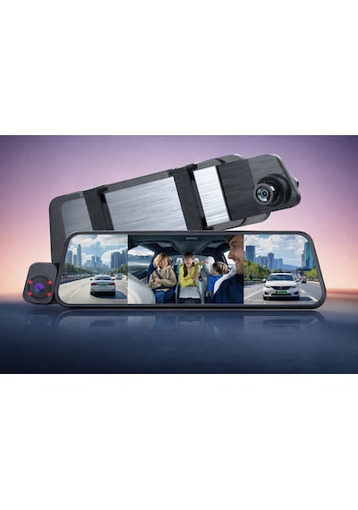 Twogo Go-ic1plus 9,66 " Ips Wide Angle İki Kameralı Araç İçi Kamera İk11l
