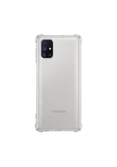 Samsung Uyumlu Galaxy M51 Kapak Silikon Antishock Köşe Korumalı Airbag Şeffaf Kılıf