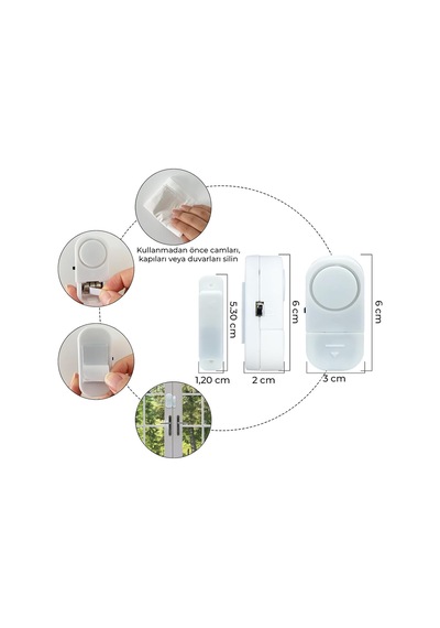 Kapı & Pencere Tipi Mini Alarm Güvenlik Sistemi