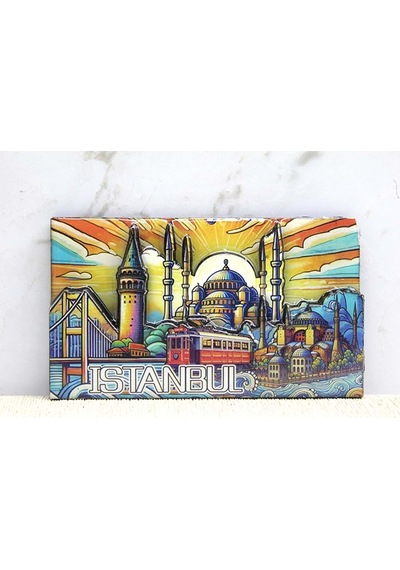 Ahşap İstanbul Temalı Magnet Diğer 65018289