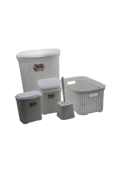 Petek 5 Li Banyo Çeyiz Seti Royaleks-mrd307-dv