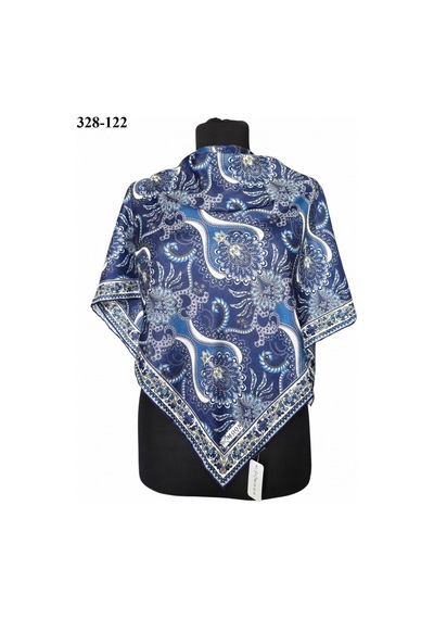 Moonscarfs Moonscarf Soft Pamuk Eşarp Lacivert 328-122 Çok Renkli