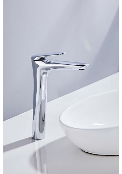 Vero Uzun Lavabo Bataryası Parlak Krom