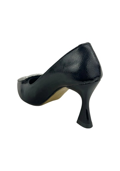 Matzeliger Mzg1171 Siyah Kadın Kalem Topuklu Stiletto