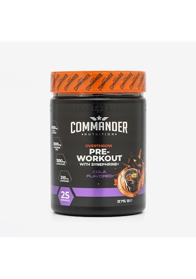 Commander Nutrition Overthrow Pre-workout Kola 375G 25 Servis