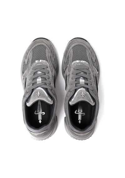 F Rtca032 Cam Gray/ric/tela Sneaker Günlük Erkek Lu68601 Paciotti Men Shoe Gri