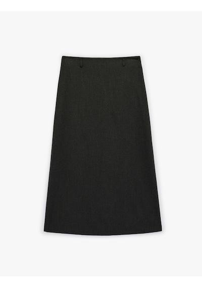 Koton Regular Fit Midi Kalem Etek Antrasit 6sak70033uw Antrasit