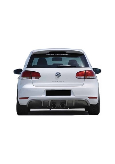 Vw Golf 6 Rieger Difüzör Parlak Siyah Plastik 2008 2009 2010 2011 2012 Arka-difizör-bodykit-ek