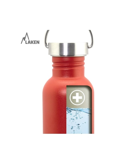 Laken Çelik 18/8 Vintage Basic Şişe 0,75l - Siyah Lkbsh75ne Çok Renkli
