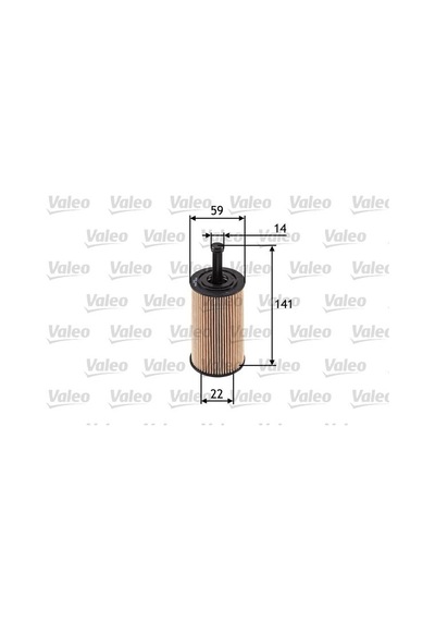 Valeo 586509 1457429193 Yağ Filtresi Partner- berlıngo 96-  - p106 97-  - p206 98-  - p306 93- 01 - p307-  C3 1109.an- 1109.r6- 1109.r7