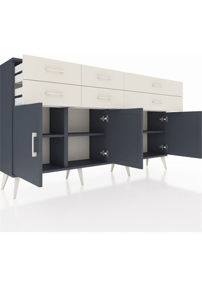 Arges Konsol 3 Raflı 6 Çekmeceli 4 Kapaklı 176x30x99 Antrasit-antrasit/aytaşı Antrasıt/aytası - Antrasıt Arges Konsol 3 Raflı 6 Çekmeceli 4 Kapaklı 176x30x99 Antrasit-antrasit/aytaşı Antrasıt/aytası - Antrasıt