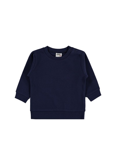 Civil Baby Düz Basic 6-18 Ay Sweatshirt - Lacivert