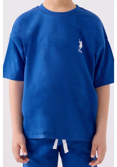 U.s. Polo Assn Erkek Çocuk Mavi Bermuda Takım 5274-43971 Mavi